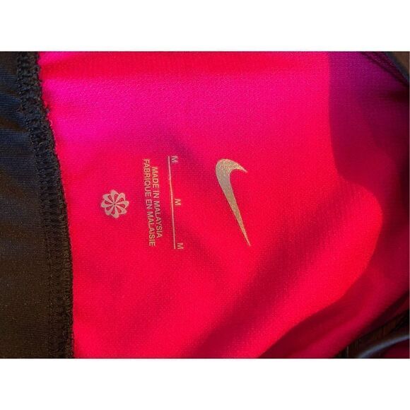 Nike Women's MEDIUM PINK  Logo Scoop Neck Bikini Top - Picture 9 of 9